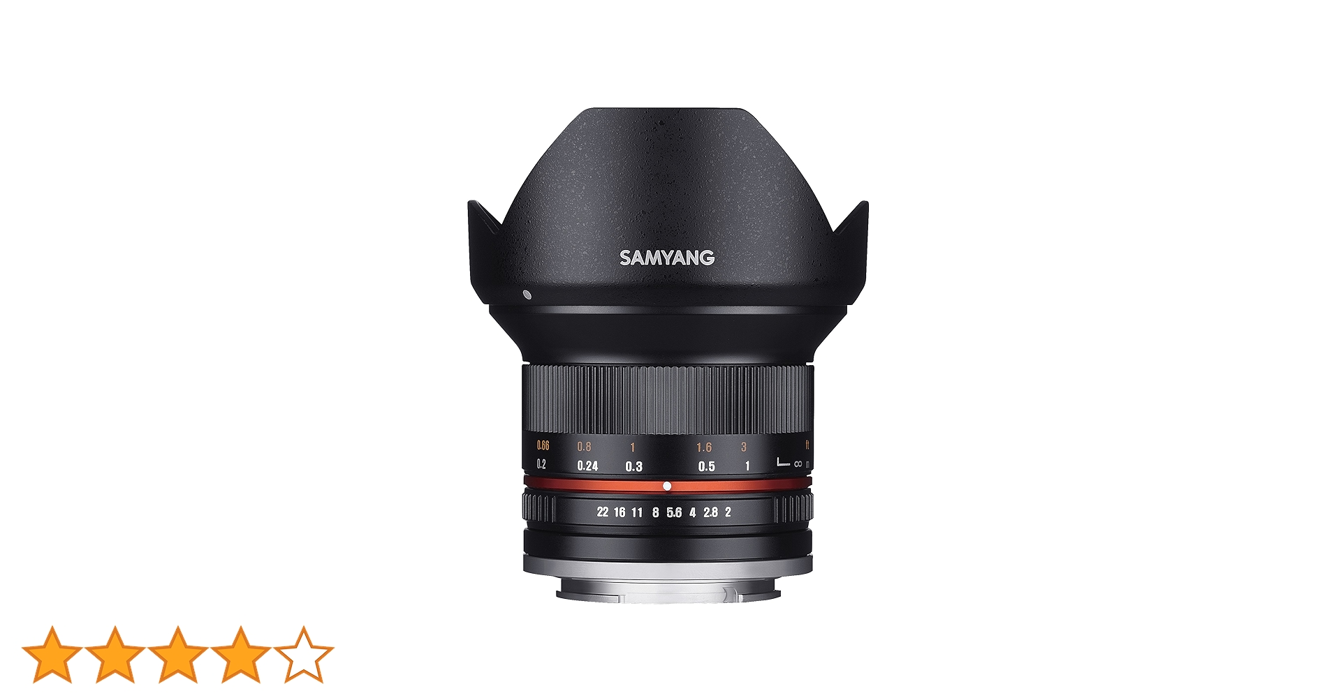Samyang SY12M-E-BK 12mm F2.0 Ultra Wide Angle Lens for Sony